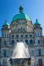 Provincial Capital Legislative Buildiing Victoria Canada Royalty Free Stock Photo