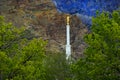 Provo LDS Temple Mormon Latter day Saints Temple and Mountains Royalty Free Stock Photo