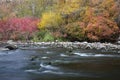 Provo river in the fall, Utah.