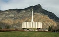 Provo Utah Mormon LDS Temple early spring Royalty Free Stock Photo