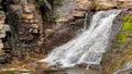 Provo water falls in Uinta cache Wasatch national forest in Utah