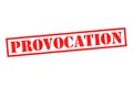 PROVOCATION Rubber Stamp Royalty Free Stock Photo