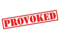 PROVOKED Rubber Stamp