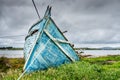 Wrecks on the seaside of Connemara