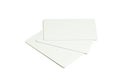 Proximity or RFID card white type thin, flexible, on isolated white background with clipping path