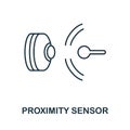 Proximity Sensor icon. Simple element from sensors icons collection. Creative Proximity Sensor icon ui, ux, apps