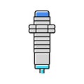 proximity sensor module color icon vector illustration Royalty Free Stock Photo