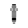 proximity sensor module glyph icon vector illustration Royalty Free Stock Photo