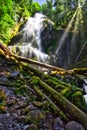 Proxy Falls, Willamette National Forest, Oregon Royalty Free Stock Photo