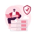 Proxy server abstract concept vector illustration.