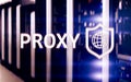 PROXY server, VPN, Virtual Private network technology. Cyber security Royalty Free Stock Photo