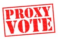 PROXY VOTE Royalty Free Stock Photo