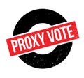 Proxy Vote rubber stamp Royalty Free Stock Photo