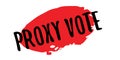 Proxy Vote rubber stamp Royalty Free Stock Photo