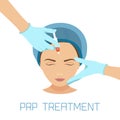 PRP facial treatment