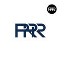 PRR Logo Letter Monogram Design Royalty Free Stock Photo