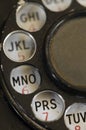 PRS - Close up Rotary Dial Phone Royalty Free Stock Photo