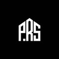 PRS letter logo design on BLACK background. PRS creative initials letter logo concept. PRS letter design.PRS letter logo design on