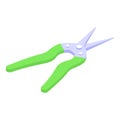 Pruning secateurs icon, isometric style Royalty Free Stock Photo