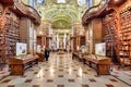 The Prunksaal, center of the old imperial library inside the Austrian National Library. Vienna Austria