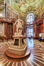 The Prunksaal, center of the old imperial library inside the Austrian National Library. Vienna Austria