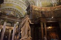 The Prunksaal statue center of the old imperial library for Austrians people and foreign travelers travel visit at State Hall of