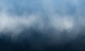 prussian blue fog or smoke color isolated background for effect