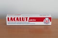 Lacalut Aktiv medical toothpaste.