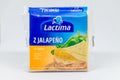 Lactima processed cheese with jalapeno