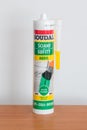 Soudal tube with white acrylic