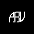 PRV letter logo design on black background.PRV creative initials letter logo concept.PRV vector letter design
