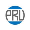 PRV letter logo design on white background. PRV creative initials circle logo concept. PRV letter design
