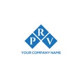 PRV letter logo design on white background. PRV creative initials letter logo concept. PRV letter design