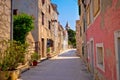 Prvic Luka colorful mediterranean street view Royalty Free Stock Photo