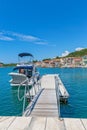 Prvic Luka dock Royalty Free Stock Photo