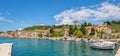 Prvic Luka quiet port Royalty Free Stock Photo