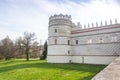 Przemysl, Poland, - April 14, 2019. Krasiczyn Castle Polish: Zamek w Krasiczynie is a Renaissance structure in Krasiczyn, Poland