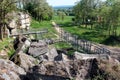 Ruins of Fort XIII San Rideau in Przemysl, Poland Royalty Free Stock Photo