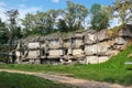 Ruins of Fort XIII San Rideau in Przemysl, Poland Royalty Free Stock Photo