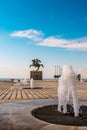 AlexanderThe Great Statue Thessaloniki Royalty Free Stock Photo