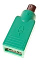 PS2 to USB adaptor Royalty Free Stock Photo