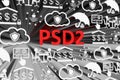 PSD2 concept blurred background