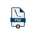 PSD download file format vector