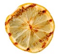 PSD isolated grilled lemon slice