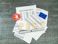 PSD2 - Payment Services Directment two Royalty Free Stock Photo