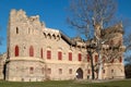 Pseudo-gothic castle Januv hrad, Lednice, Czechia Royalty Free Stock Photo