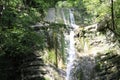 Pshad Waterfalls. A lot of vegetation in the image