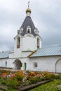 Pskov, the bell tower of the ancient Orthodox Church of Michael the Archangel