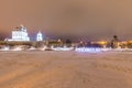 Russia, Pskov, 20, January, 2018: The Pskov Kremlin in the winter, the Pskov region, Pskov Krom Royalty Free Stock Photo