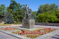 Monument `Pushkin and the Peasant`, Pskov